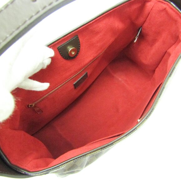 LOUIS VUITTON Authentic Brown Damier Shoulder Bag - Picture 3 of 11